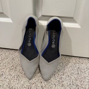 Rothy's Gray and Blue Women's Flats